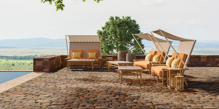 Serengeti Sofa 2 Seat with Canopy | 2022