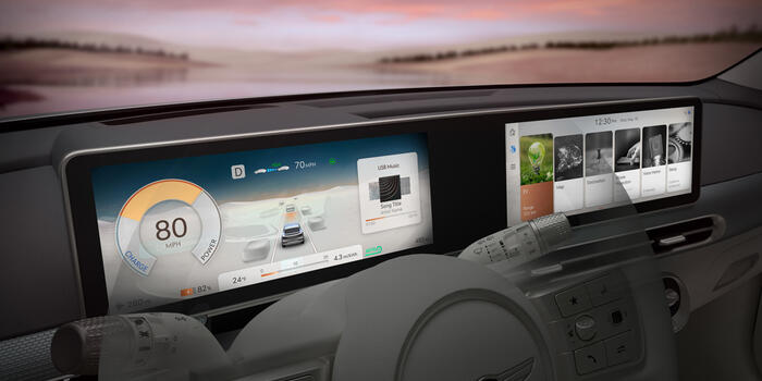 Genesis ccIC. (connected car Integrated Cockpit) Infotainment System | 2021