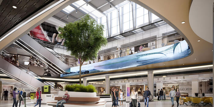 Etele Plaza Shopping Mall - Balázs Domokos