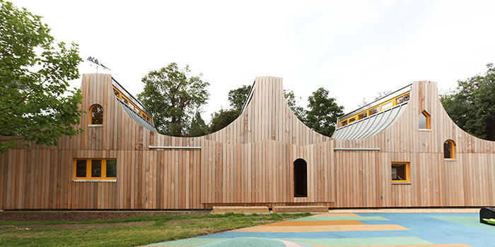 Woodland Classrooms at Belvue  Belvue School, London - Je Ahn - United Kingdom