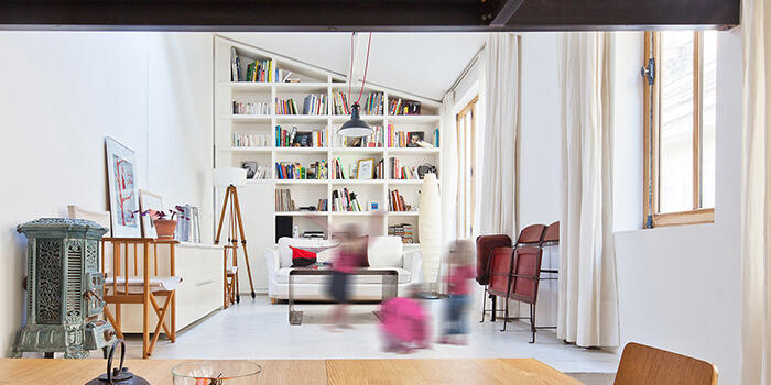 Three-Level Compact Loft in Paris - GianLuca Gaudenzi - France