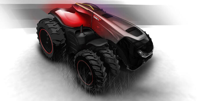 CASE IH Autonomous Concept Tractor 2016