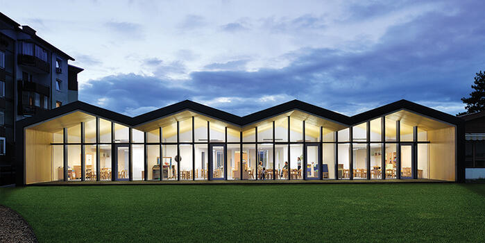 Kindergarten polzela with seniors’ community centre - Matic Lašič - Slovenia